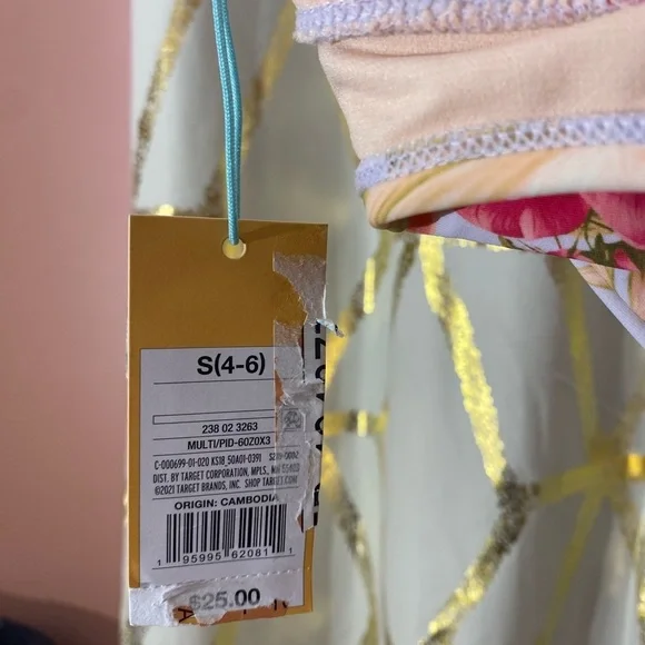 Women’s Kona Sol Floral Swim Padded Bikini Top - Picture 4 of 4